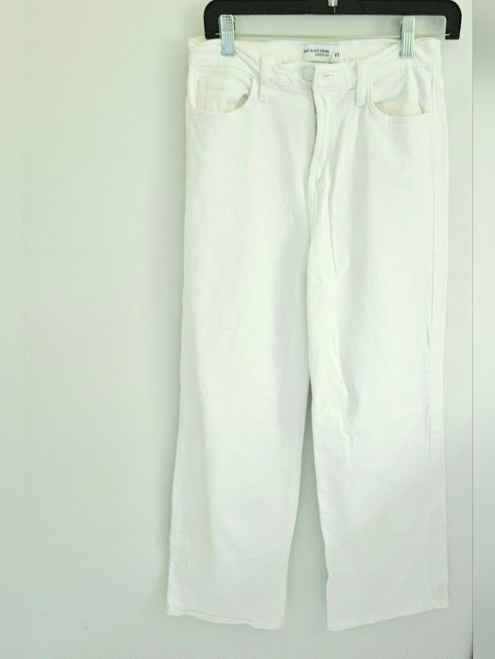 Just Black Denim White Jeans